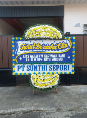 Papan Bunga Duka di Simangumban