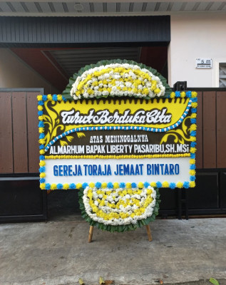 Papan Bunga Duka di Simangumban